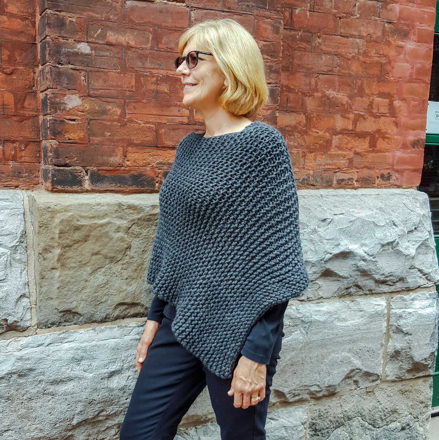 Tutleneck Chunky Poncho