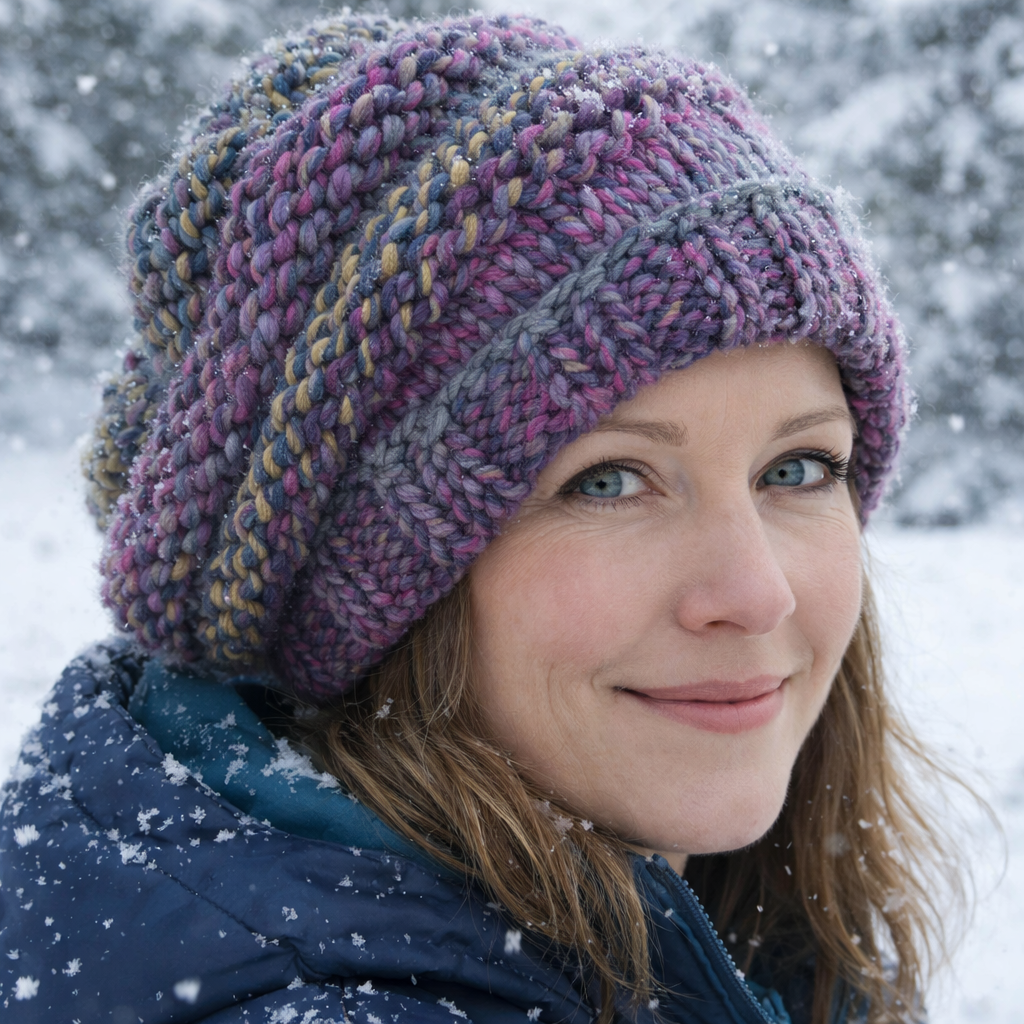Super Slouchy Chunky Hat – Millicent Vee Knits display picture 3